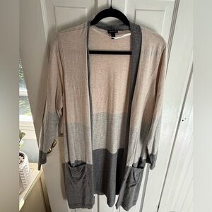 Torrid - Tri color Duster cardigan
